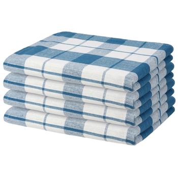 Preview: 8-piece set of dish towels, petrol, 100% cotton, 70 x 50 cm