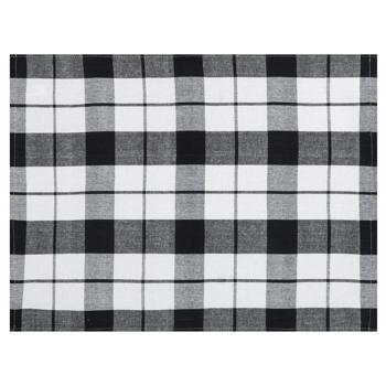 Preview: 8er-Set Geschirrtücher Schwarz-Weiss kariert - 100% Baumwolle, 70x50 cm, 200 g/m² - OEKO-TEX Standard 100 - Hygienisch waschbar bis 95°C