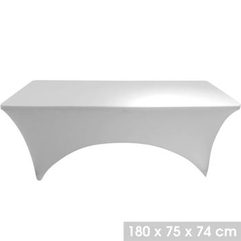 Preview: Copritavolo, bianco per tavoli fino a 180 x 75 x 74 cm Preview: Copritavolo, bianco per tavoli fino a 180 x 75 x 74 cm