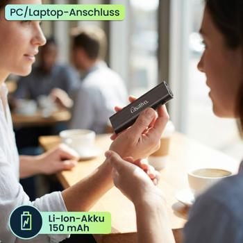 Preview: Hochwertiger digitaler Voice-Recorder mit Geräuschaktivierung – ideal für Interviews, Meetings & Sprachaufnahmen, lange Aufnahmezeit bis 90 h