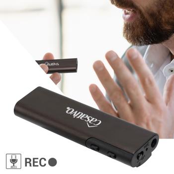 Preview: Dictaphone numérique de qualité avec activation sur détection sonore – idéal pour interviews, réunions et notes vocales, jusqu’à 90 h d’enregistrement