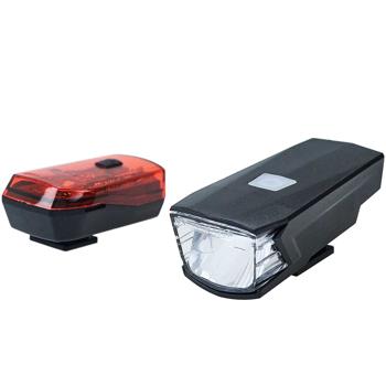 Preview: Fahrradlampen-Set mit 2 Helligkeitsstufen