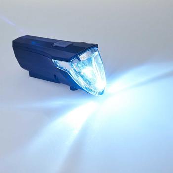 Preview: Eclairage vélo à LED rechargeable 60 lux avec capteur de luminosité