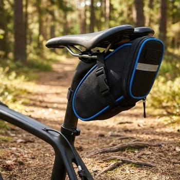 Preview: Velo-Werkzeug-Set 7-teilig - Komplett-Reparaturset für Fahrrad-Pannenhilfe - Inkl. Teleskop-Luftpumpe, Reifenheber, Multitool & Transporttasche