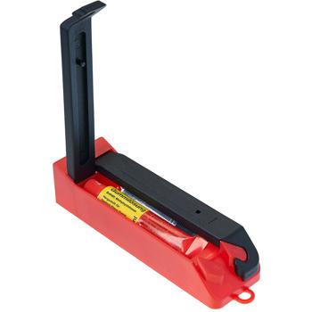 Preview: Kit de réparation pneus vélo 9 pièces - Rustines auto-adhésives, 2 démonte-pneus, solution caoutchouc - Boîte plastique robuste