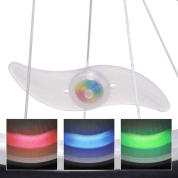 Preview: set of 2 Velo spoke lights made of silicone with color change in 4 colors