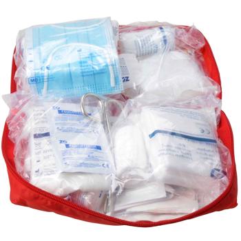 Preview: Emergency first aid bag 44 pcs - compact, well equipped & indispensable for first aid - ideal for car, travel, sports & household Preview: Emergency first aid bag 44 pcs - compact, well equipped & indispensable for first aid - ideal for car, travel, sports & household