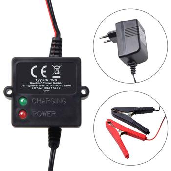 Preview: Chargeur de Batterie d‘Entretien 12V - Restaure Puissance & Prévient Décharge Profonde - Compatible 5-125 Ah & Batteries au Gel