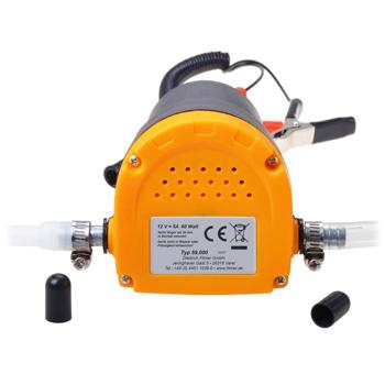Preview: Pompe d’aspiration puissante 12V pour carburant et mazout - Vidange rapide, propre - Débit jusqu’à 4 L/min - Idéale véhicules/réservoirs