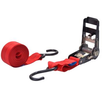 Preview: 2er-Set Spanngurt 6m x 5cm rot - Sichere Ladungssicherung mit Ratsche - TÜV/GS geprüft, 480kg Zugfestigkeit für Umzüge & Anhänger Preview: 2er-Set Spanngurt 6m x 5cm rot - Sichere Ladungssicherung mit Ratsche - TÜV/GS geprüft, 480kg Zugfestigkeit für Umzüge & Anhänger