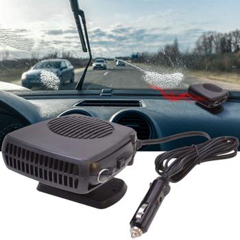 Preview: Termoventilatore portatile per auto 12V 150W - riscaldamento e sbrinamento rapidi - compatto, efficiente e facile da collegare - ideale per l‘inverno e le giornate fredde in auto