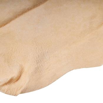 Preview: Fensterleder Natur 50x32 cm - Weich & Saugfähig für streifenfreie Reinigung von Fenstern, Spiegeln, Lacken - Aus gegerbtem Naturleder, reissfest & griffig