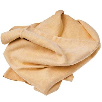 Preview: 2er-Set Fensterleder Natur (50x32 cm) - Streifenfreie Reinigung für Glas, Spiegel & Auto - Saugfähig, weich & langlebiges Naturleder - Haushalt & Fahrzeugpflege