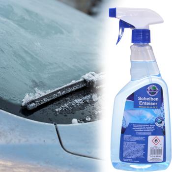 De-icer Spray 750ml – fast de-icing of windows, mirrors & headlights – long-lasting protection against icing – clear visibility in no time