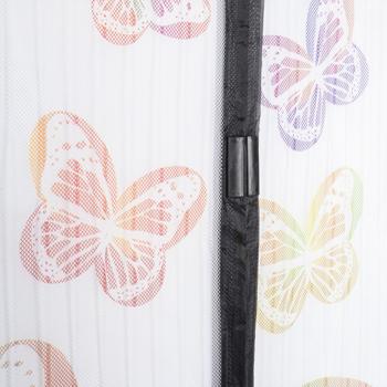 Preview: 2er-Set Insektenschutztür, Schmetterling-Design, ca. 210 x 100 cm