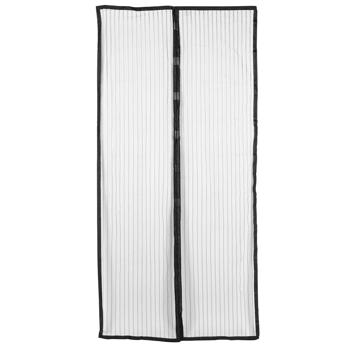 Preview: 2er-Set Insektenschutztür, schwarz, ca. 210 x 100 cm