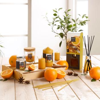 Preview: Bastoncini d‘incenso, 20 pezzi, arancio speziato, 25,5 cm