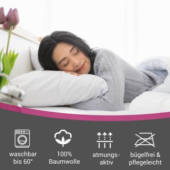 Preview: Superb Qualitäts-Jersey Fixleintuch royal für Wasser-/Boxspringbett - 200x220cm - 40cm Steg - ÖKO-TEX 100 Baumwolle/Elasthan - Bügelfrei & Langlebig