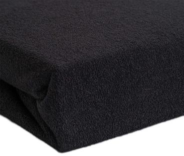 Preview: Luxus Frottee Fixleintuch Einzelbett 90x200 cm - Extra warm, bügelfrei & langlebig - 80% Baumwolle, 20% Mikrofaser - Öko-Tex 100 zertifiziert