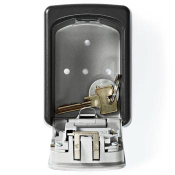 Preview: Secure key safe with 4-digit code: Robust combination lock (9 x 12 x 4 cm) for reliable key storage