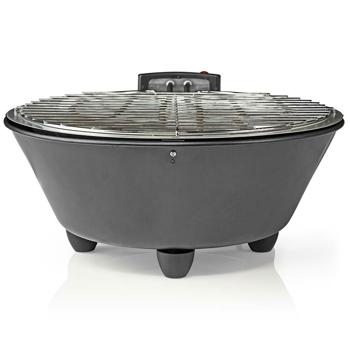 Preview: Grill elettrico da tavolo, nero, Ø 30 cm, potenza 1250 W - Design elegante con vassoio di raccolta in alluminio per grigliate pulite e senza fumo Preview: Grill elettrico da tavolo, nero, Ø 30 cm, potenza 1250 W - Design elegante con vassoio di raccolta in alluminio per grigliate pulite e senza fumo