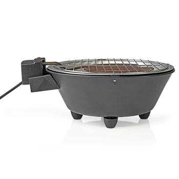 Preview: Grill elettrico da tavolo, nero, Ø 30 cm, potenza 1250 W - Design elegante con vassoio di raccolta in alluminio per grigliate pulite e senza fumo Preview: Grill elettrico da tavolo, nero, Ø 30 cm, potenza 1250 W - Design elegante con vassoio di raccolta in alluminio per grigliate pulite e senza fumo