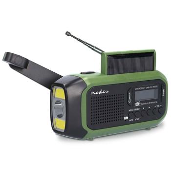 Preview: Radio di emergenza con DAB+/UKW, radio a manovella, lampada a LED e funzione SOS - ideale per la preparazione alle crisi e all‘aperto, power bank integrato per l‘alimentazione di emergenza
