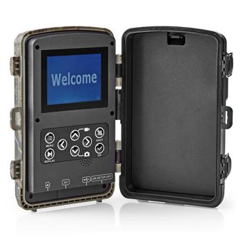 Preview: Robusta telecamera full HD per animali selvatici da 5 MP e visione notturna - Sensore di movimento, impermeabile, schermo LCD - Immagini e video ad alta risoluzione di giorno e di notte