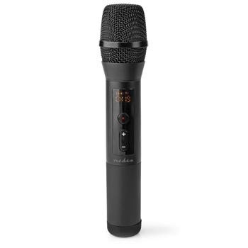 Preview: Set di radiomicrofoni senza fili, nero - suono cristallino, 20 canali, senza interferenze, ideale per canto, karaoke, presentazioni ed eventi