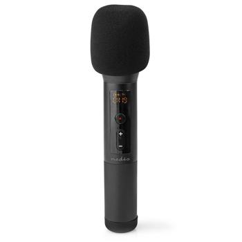 Preview: Set di radiomicrofoni senza fili, nero - suono cristallino, 20 canali, senza interferenze, ideale per canto, karaoke, presentazioni ed eventi