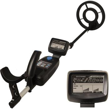 Preview: Professional metal detector, digital, waterproof, LCD display, detection of different metals, pinpointing function, depth search without interference