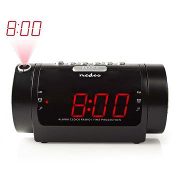 Preview: Schicker Projektionswecker mit Radio (schwarz): LED-Anzeige, Sleep Timer, Snooze – Uhrzeitprojektion an Wand oder Decke – stilvolles Design Preview: Schicker Projektionswecker mit Radio (schwarz): LED-Anzeige, Sleep Timer, Snooze – Uhrzeitprojektion an Wand oder Decke – stilvolles Design