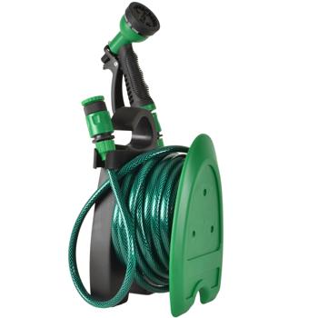 Preview: Set di tubi mini per giardino, balcone e patio: 10 m, 6 spruzzi - Ideale per innaffiare, pulire, fare giardinaggio - Set compatto e pratico