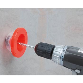 Preview: Lot de 2 Dépoussiéreurs pour Perceuses - Collecte fiable des poussières - Propreté optimale - Diamètre 4-10 mm - Réutilisable - Plastique - 13.5x10.5x5 cm