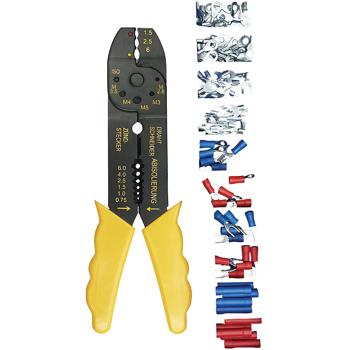 Preview: Set di capicorda con pinze di serraggio, 100 pezzi