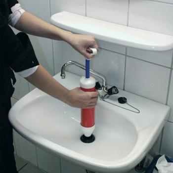 Preview: Idropulitrice manuale ad alta pressione, 48 cm, potenza di aspirazione, potente getto d‘acqua, pulizia fulminea delle tubature senza prodotti chimici, altamente efficace