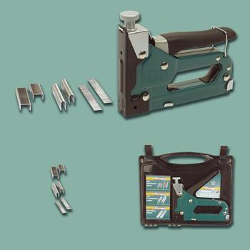 Preview: Tacker-Set mit Koffer & Klammern - Einschlagkraft einstellbar für DIY & Reparaturen - Für 4-12mm Klammern & 10-14mm Nägel - Ergonomischer Anti-Slip Griff Preview: Tacker-Set mit Koffer & Klammern - Einschlagkraft einstellbar für DIY & Reparaturen - Für 4-12mm Klammern & 10-14mm Nägel - Ergonomischer Anti-Slip Griff