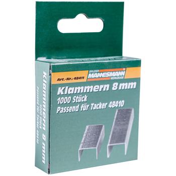 Preview: Tackerklammern 8 mm - 1000 Stk. Vorrats-Set für Handtacker - Ideal für Reparaturen, Werkstatt, Möbelarbeiten & DIY - Sicherer Halt, vielseitig & langlebig Preview: Tackerklammern 8 mm - 1000 Stk. Vorrats-Set für Handtacker - Ideal für Reparaturen, Werkstatt, Möbelarbeiten & DIY - Sicherer Halt, vielseitig & langlebig