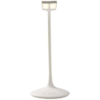 Preview: Cordless LED desk lamp (280 lumen), dimmable, white - Touch control, trendy design - Convenient lighting for the office and home
