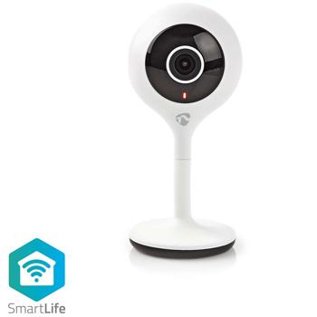 Preview: Caméra IP Intelligente d‘Intérieur - Full HD 1080p Wi-Fi - Vision Nocturne - Détection Mouvement/Son - Audio Bidirectionnel - 2MP - Blanche 105g