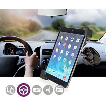 Preview: In-car tablet holder with suction cup for tablets up to 12“