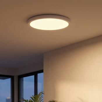 Preview: SmartLife WLAN LED ceiling light, dimmable, app control, 29cm, elegant white: Intelligent lighting for your smart home