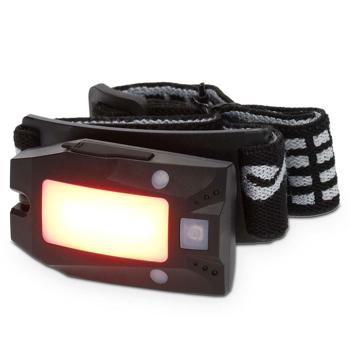 Preview: LED-Stirnlampe mit Gestensteuerung - Freihändige Nutzung, 180 Lumen, 20m Reichweite - IPX4, USB-C, 360° drehbarer Leuchtkopf, 2.5h Akku, Outdoor, Camping