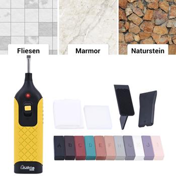 Preview: Professional repair kit for repairing tiles, tiles, marble, stoneware, hard wax and wax melter, results true to the original