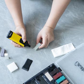 Preview: Professional repair kit for repairing tiles, tiles, marble, stoneware, hard wax and wax melter, results true to the original