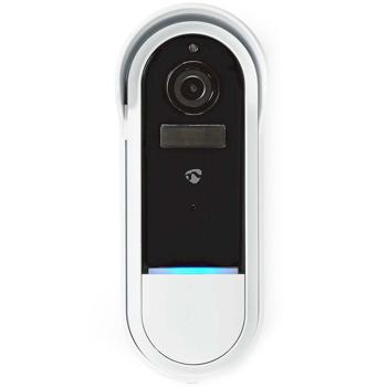 Preview: Videocitofono Full HD, app SmartLife, batteria ricaricabile, sensore PIR, audio a 2 vie, bianco nero - Videocitofono senza fili - Sicurezza alla porta d‘ingresso