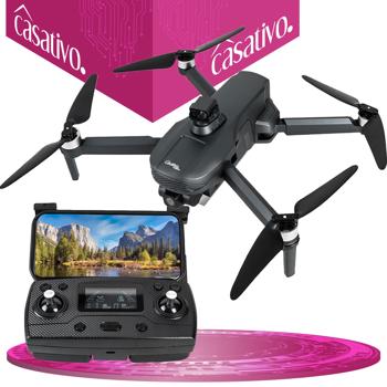 Preview: Professional GPS drone with 4K camera, foldable, 360° obstacle detection, Live View App, 6-axis gyroscope, brushless motor, Optical Flow Preview: Professional GPS drone with 4K camera, foldable, 360° obstacle detection, Live View App, 6-axis gyroscope, brushless motor, Optical Flow