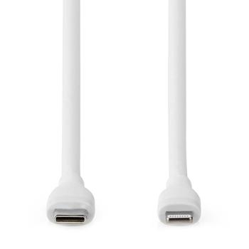 Preview: cavo di ricarica per iPhone, cavo di ricarica rapida Lightning, USB-C, Apple, 1,5 m, silicone, bianco Preview: cavo di ricarica per iPhone, cavo di ricarica rapida Lightning, USB-C, Apple, 1,5 m, silicone, bianco
