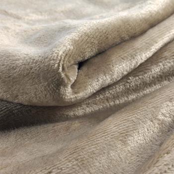 Preview: Couch blanket, beige, cuddly blanket, 125 x 150 cm Preview: Couch blanket, beige, cuddly blanket, 125 x 150 cm