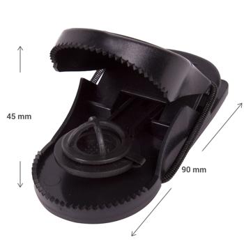 Preview: set di 2 trappole a scatto per topi e ratti, 9 x 4,5 cm